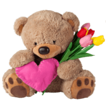 Teddy With Flower